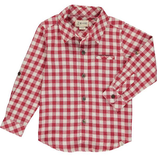 Camisa cuadros rojo