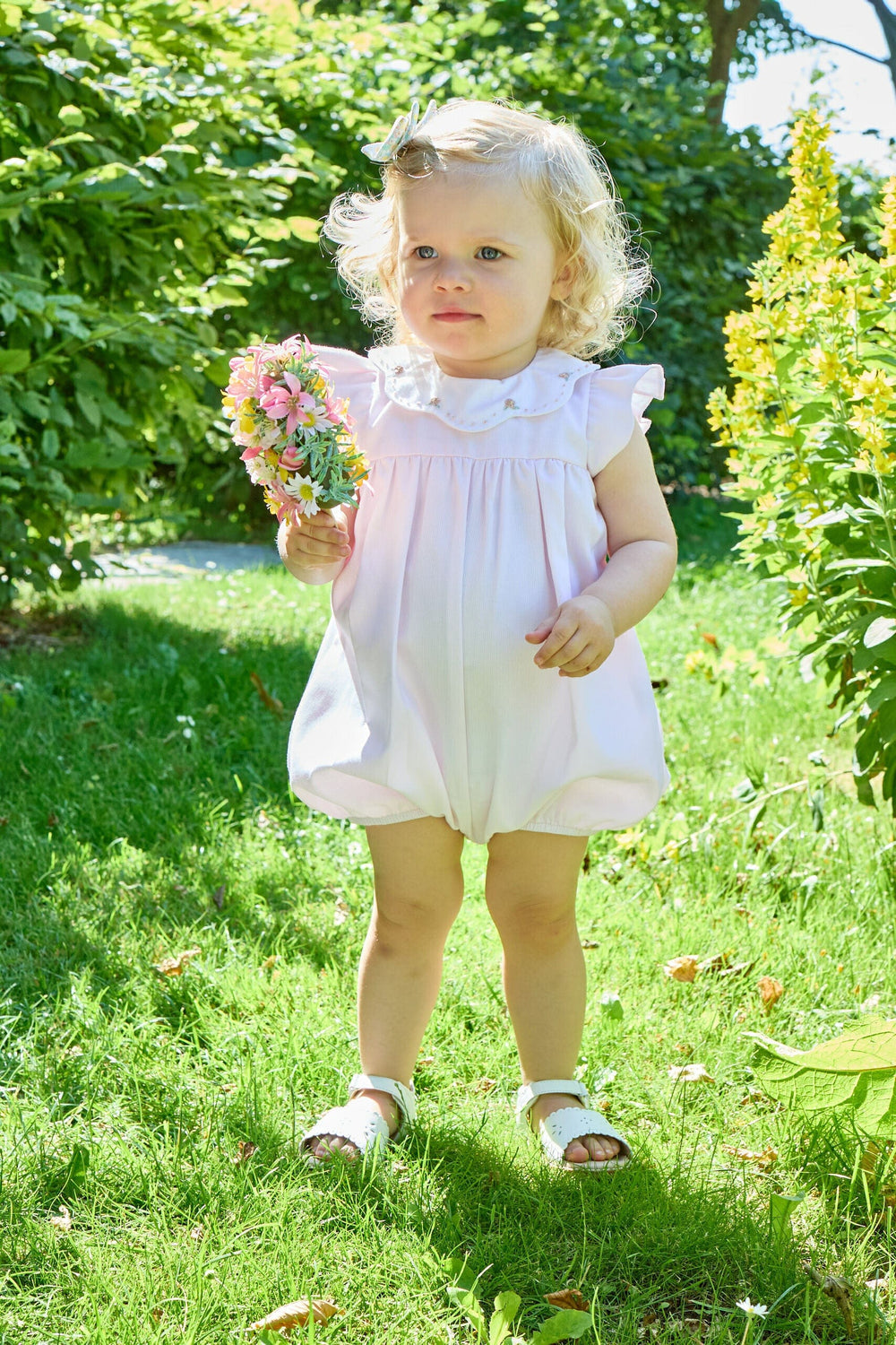 Charlotte bubble en piqué rose