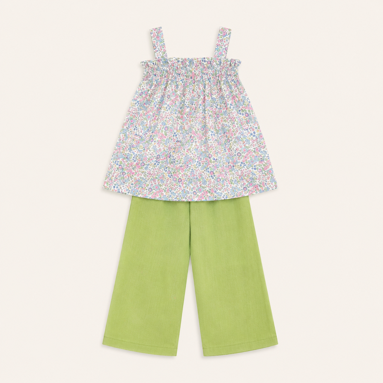 Green Flowers Set
