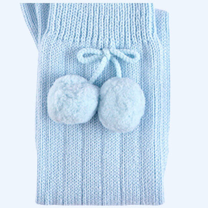 Medias canalé cóndor / celeste