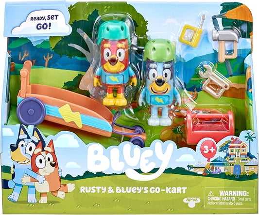 Bluey rusty go kart