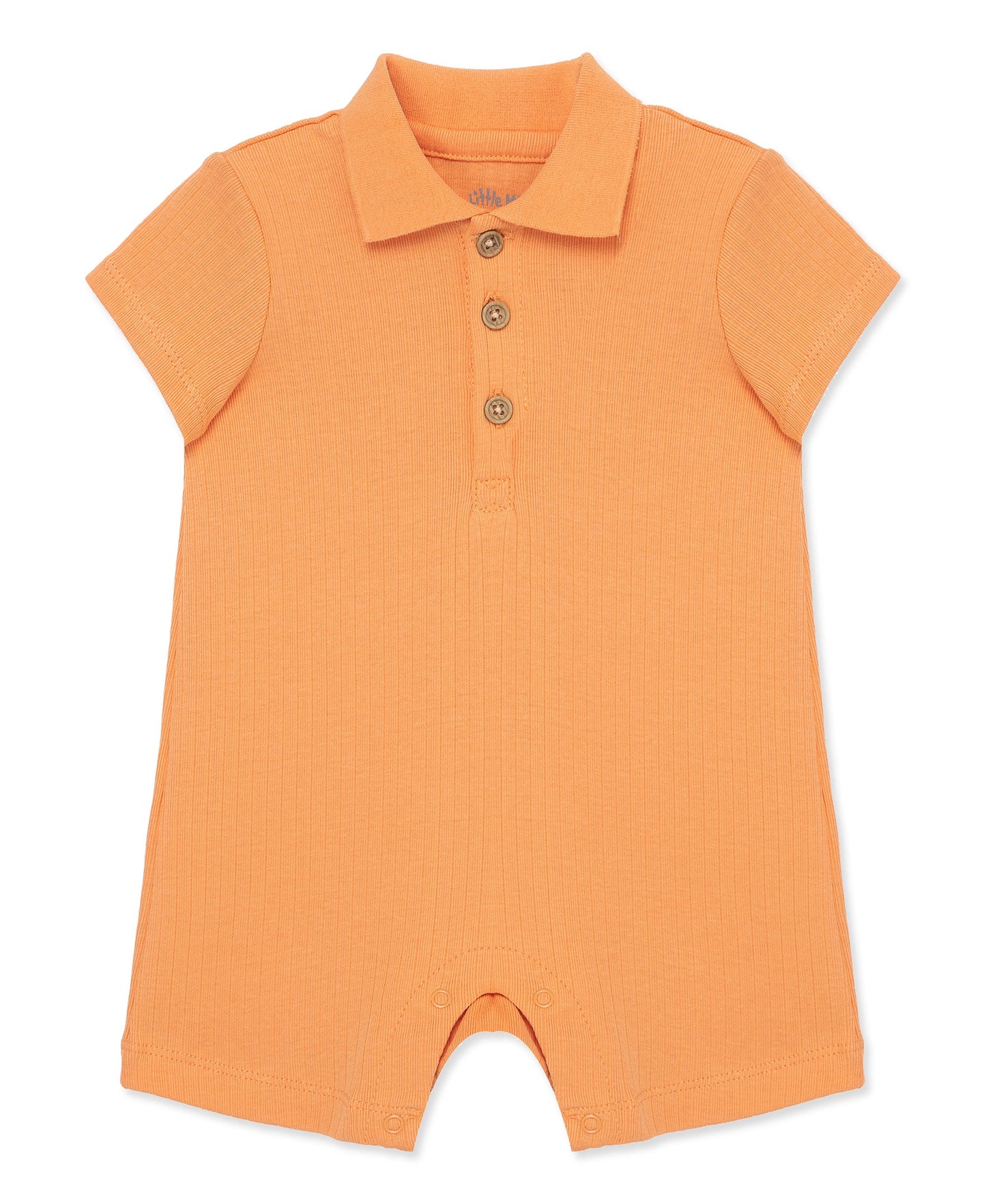 Orange Polo Romper