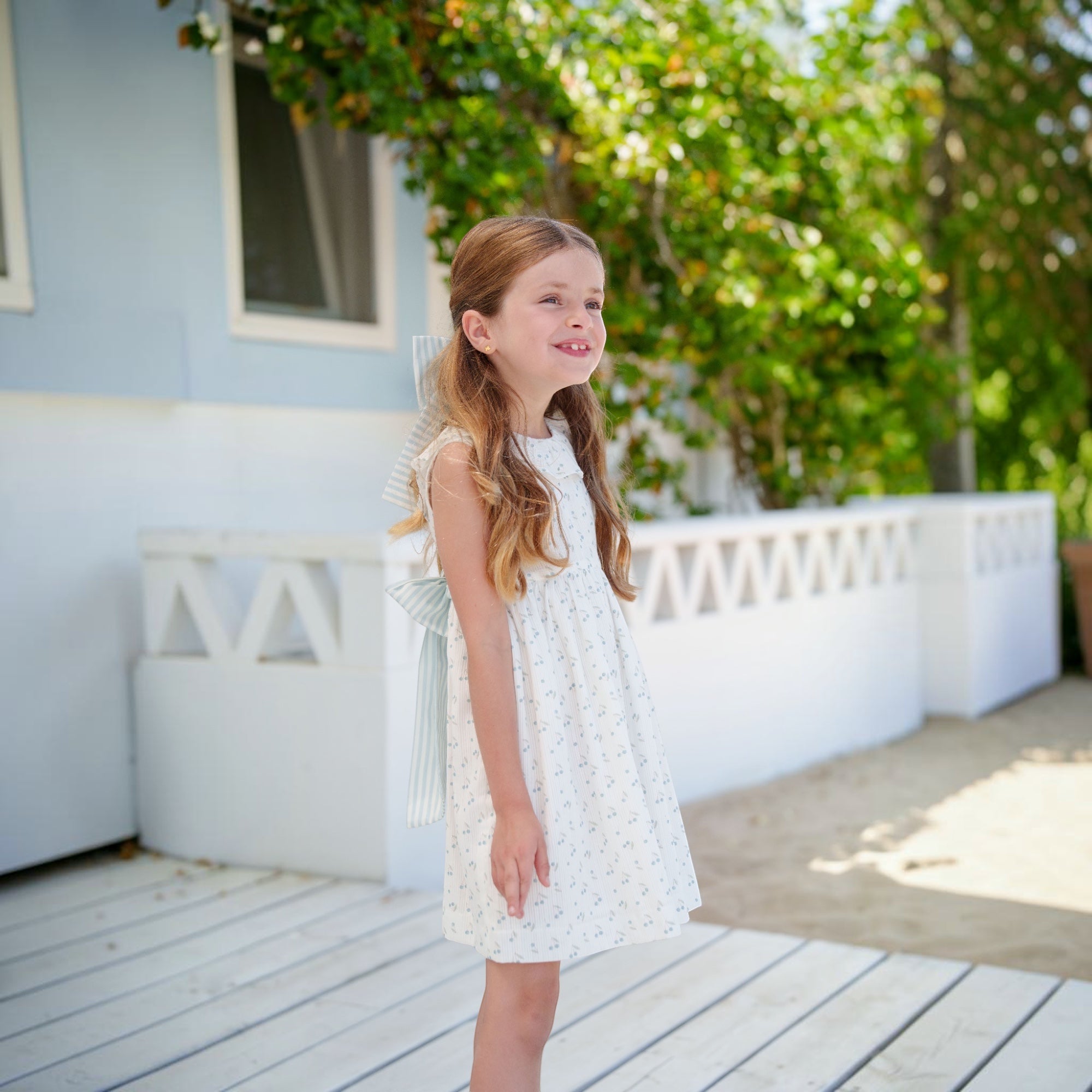 Blue cherries Dress