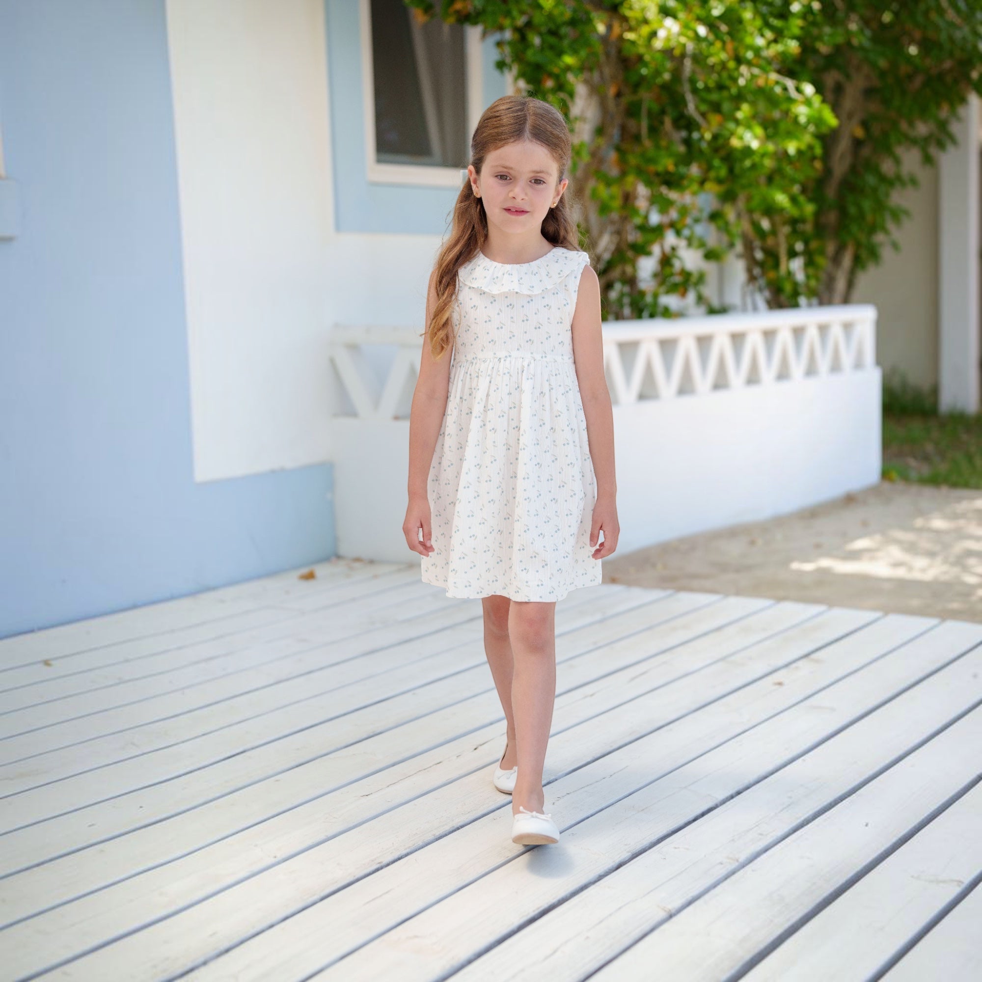 Blue cherries Dress