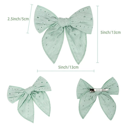 Girl bows