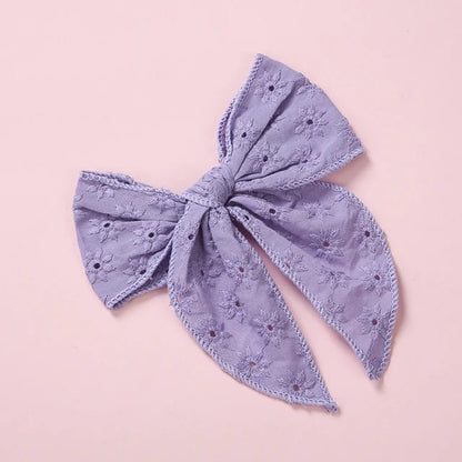 Girl bows