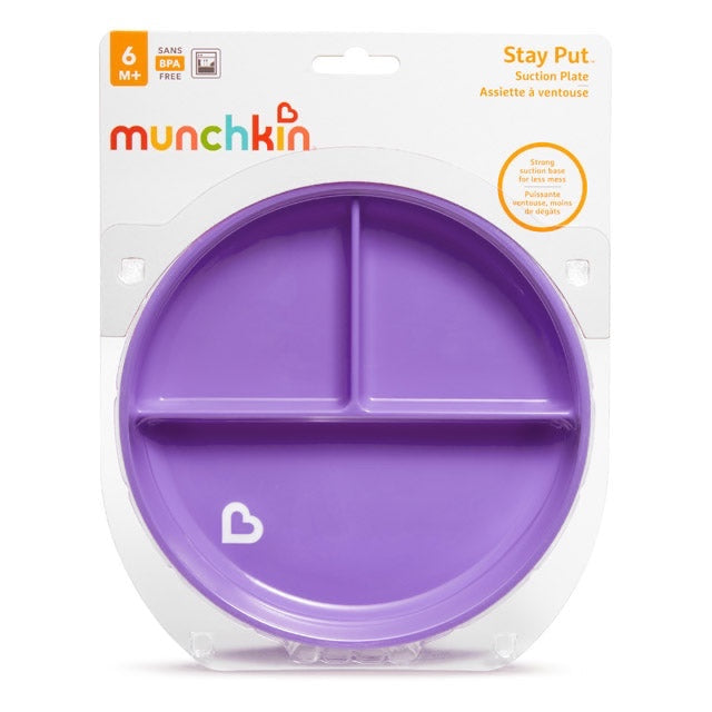 Stay put™ suction plate