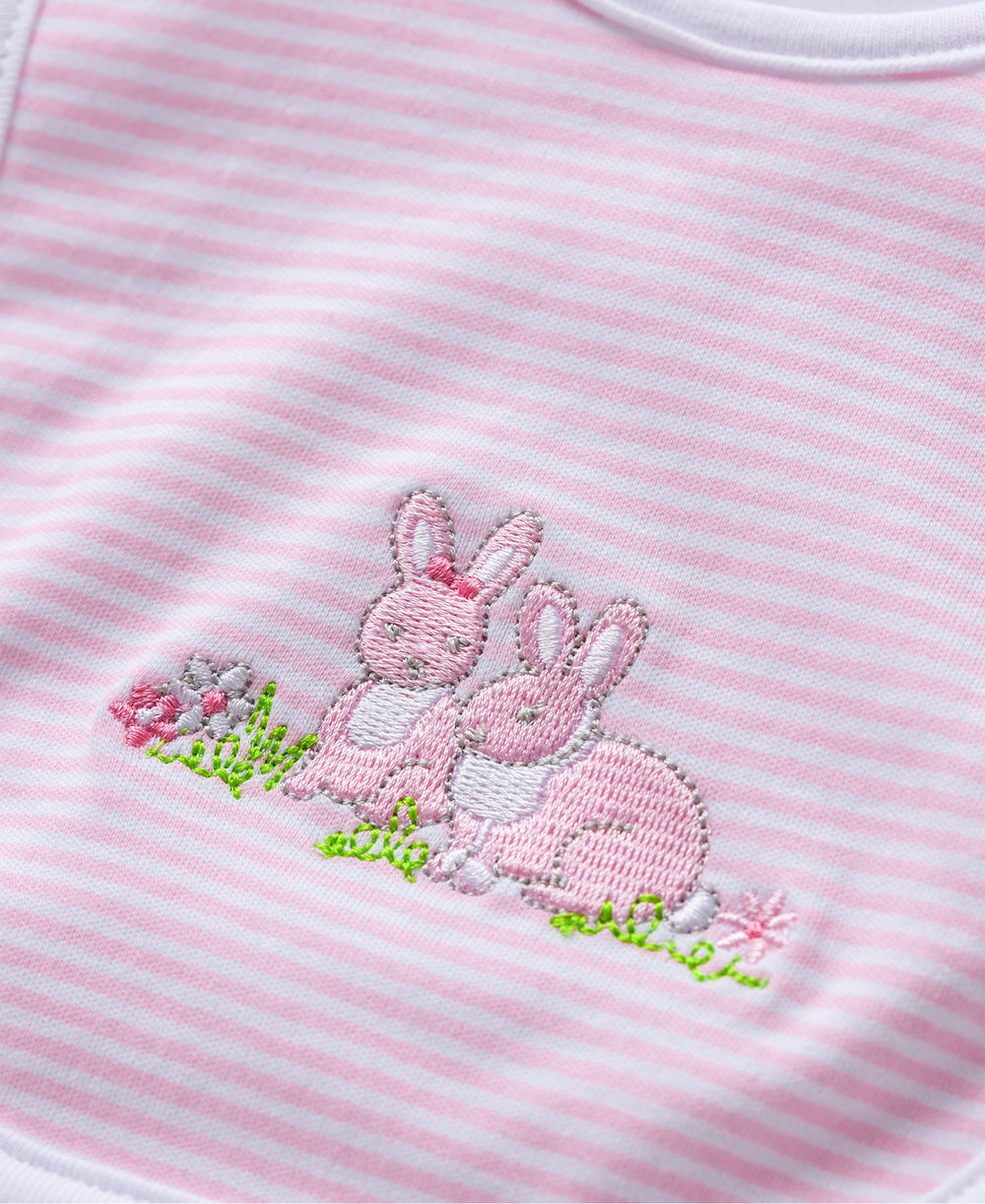 Baby Bunnies Bib & Burp Set