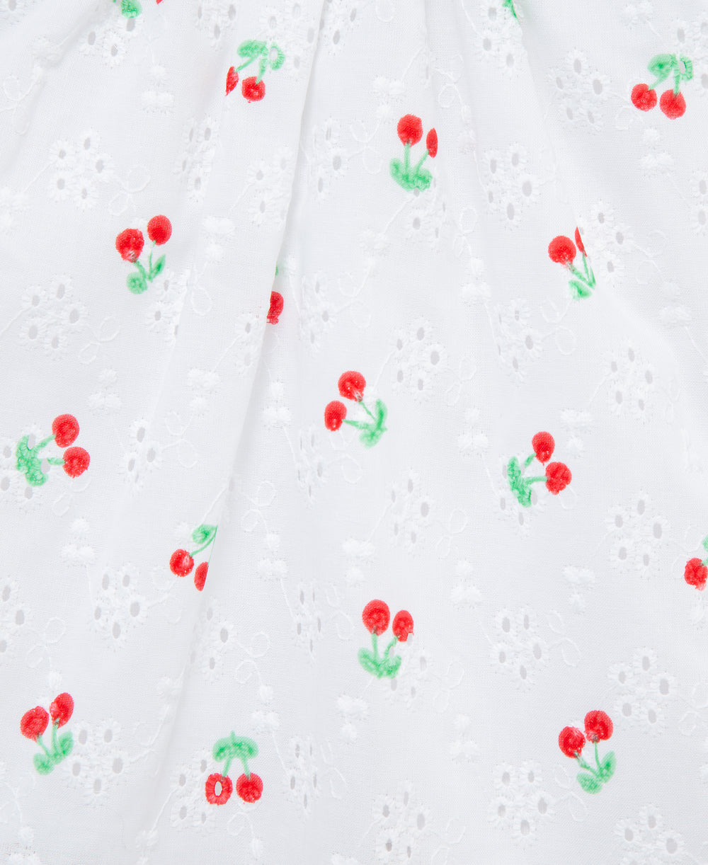 Cherry eyelet Sunsuit