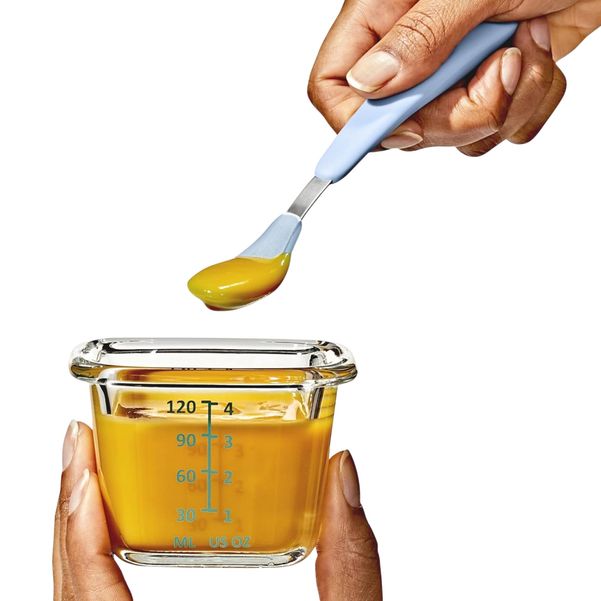 On-the-go feeding spoon dusk