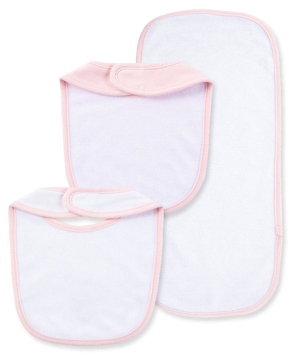 Ballerina Bib & Burp Set